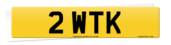 Registration number 2 WTK